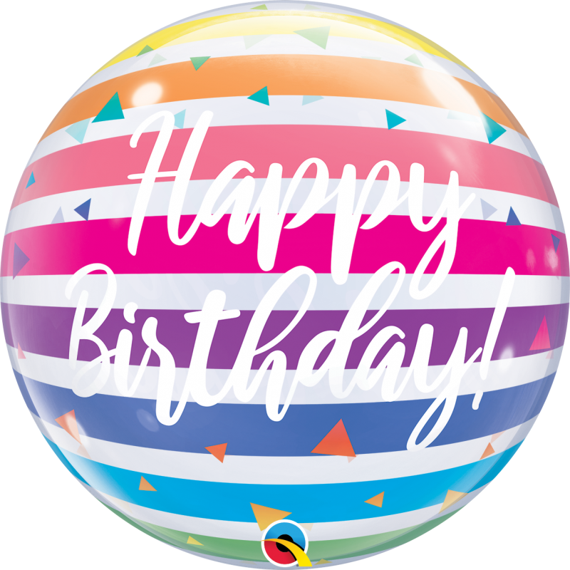 Balon gumowy kolorowy na urodziny okrągły ozdoba - 1
