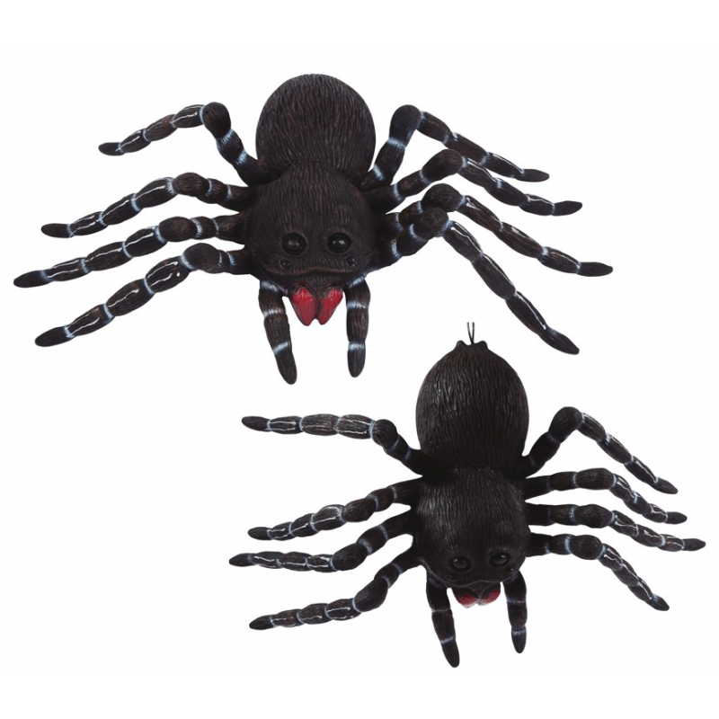 Sztuczna tarantula pająk dekoracja halloweenowa latex  45cm - 1