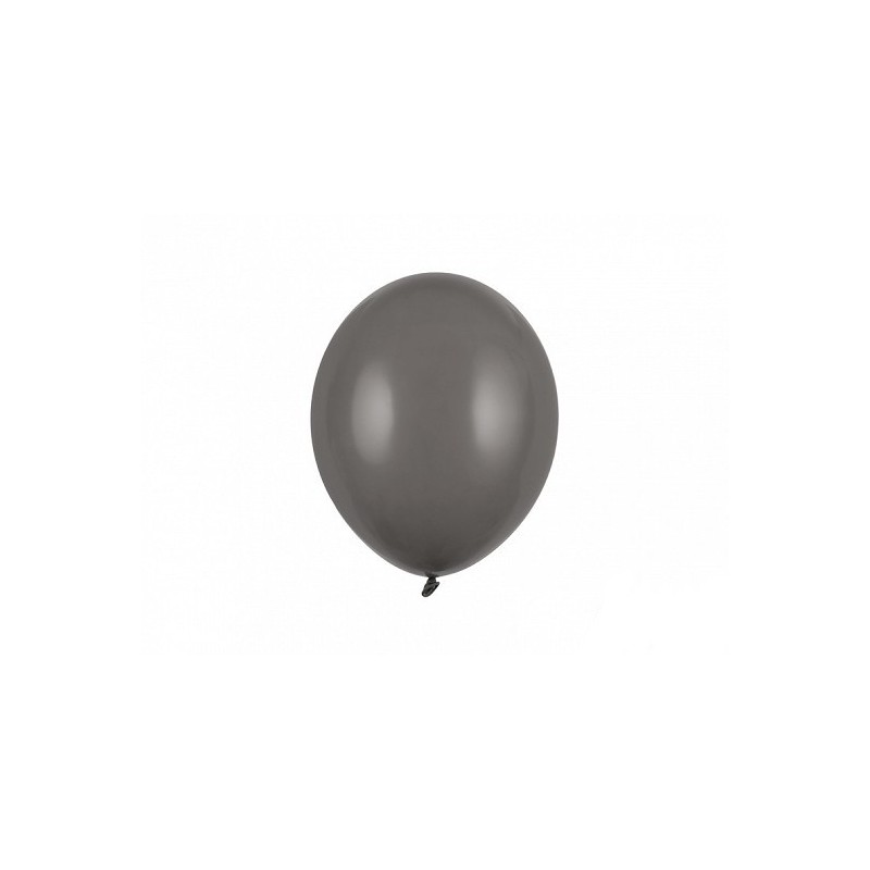 Balony lateksowe pastelowe szare 30cm 100szt - 1