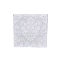 Serwetki papierowe srebrno-białe ozdobne x20
