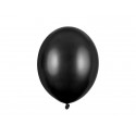 Balony lateksowe metaliczne czarne 30cm 100szt - 1