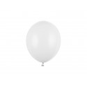 Balony lateksowe pastelowe białe 23cm 100szt - 1