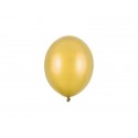 Balony lateksowe metaliczne złote 12cm 100szt - 1