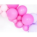 Balony lateksowe pastelowe fuksja 12cm 100szt - 2