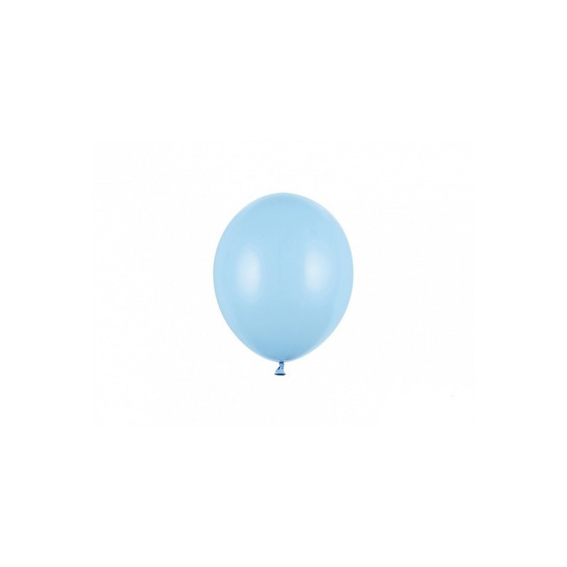 Balony lateksowe pastelowe niebieskie 12cm 100szt - 1