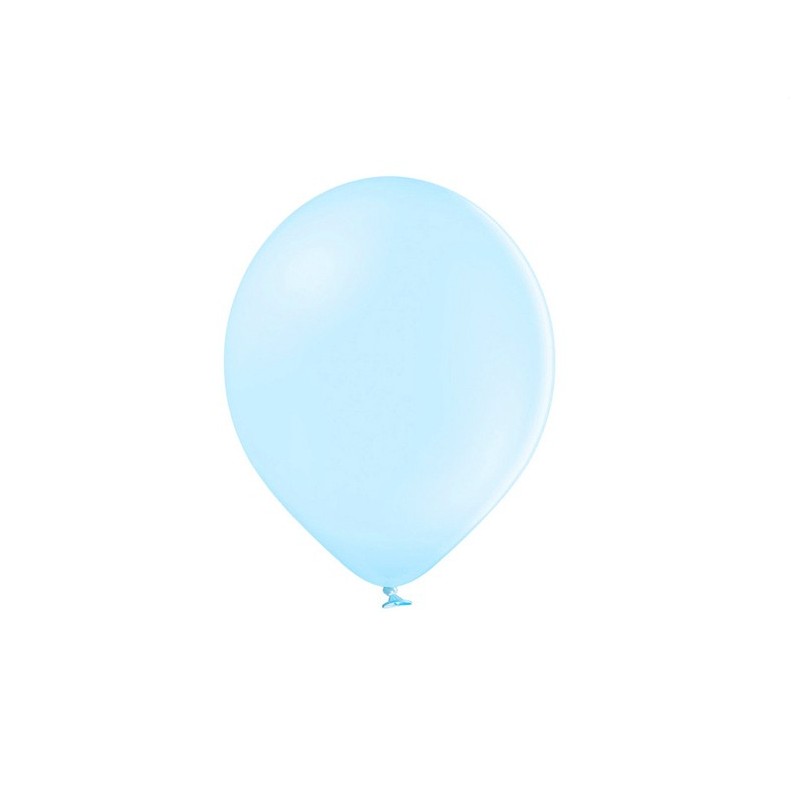Balony lateksowe błękitne pastelowe 12cm 100szt - 1