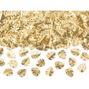 Konfetti metalizowane złote liście na stół 15g - 1