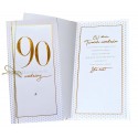 Kartka urodzinowa 90 Najpiękniejsze urodziny - 1