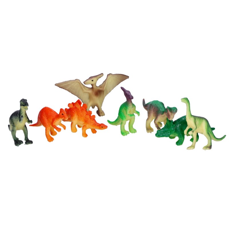Figurki ozdobne dinozaury prezent dla dzieci 8szt