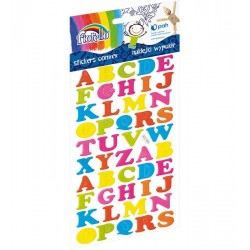 Naklejki wypukłe litery kolorowy alfabet do napisu