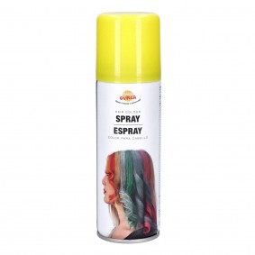Spray do włosów fluorescencyjny świecący żółty