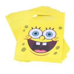 Torebki prezentowe papierowe Sponge Bob 6szt