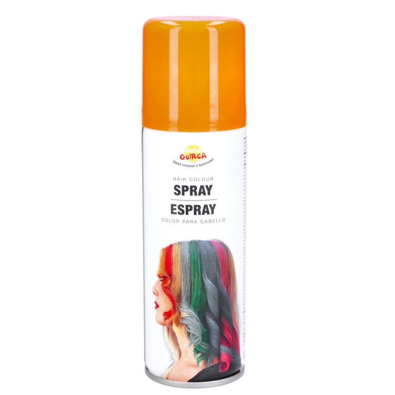 Spray do włosów fluorescencyjny pomarańczowy