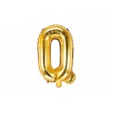 Balon foliowy litera Q złota do napisów balonowych - 1
