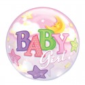 Balon gumowy okrągły na baby shower dziewczynki - 1