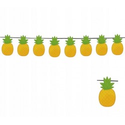 Girlanda ananasy owoce tropikalne hawaje ozdoba