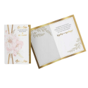 Karnet ślubny kartka z życzeniami różowe kwiaty - 1