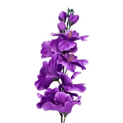 Mieczyk fioletowy roślina sztuczna 78cm pojedynczy