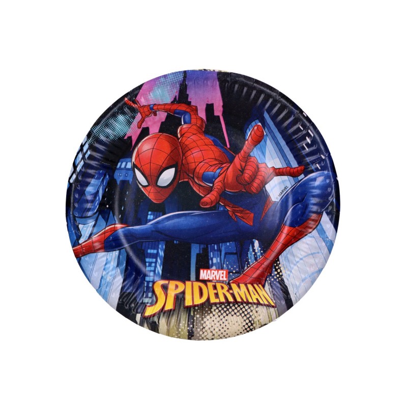 Talerzyki papierowe jednorazowe Spiderman Marvel