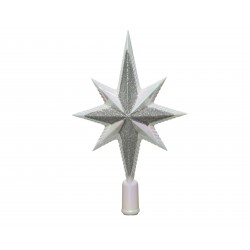 Gwiazda na choinkę betlejemska opalizująca plastikowa nowoczesna - 2