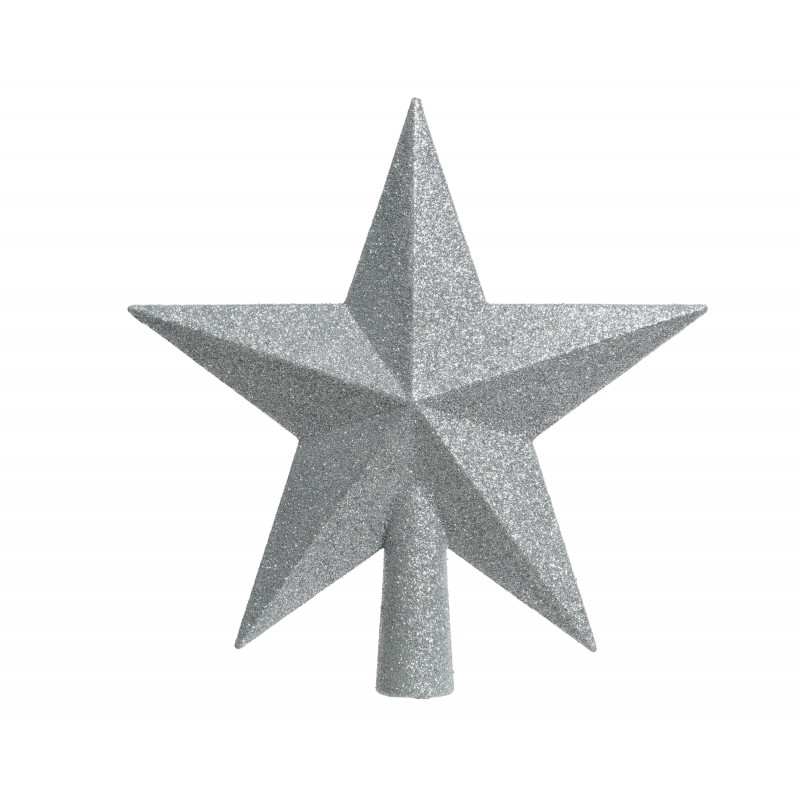 Czubek gwiazda na choinkę betlejemska srebrna choinkowa - 2