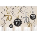 Spirale dekoracyjne 70 lat urodziny dekoracja - 1