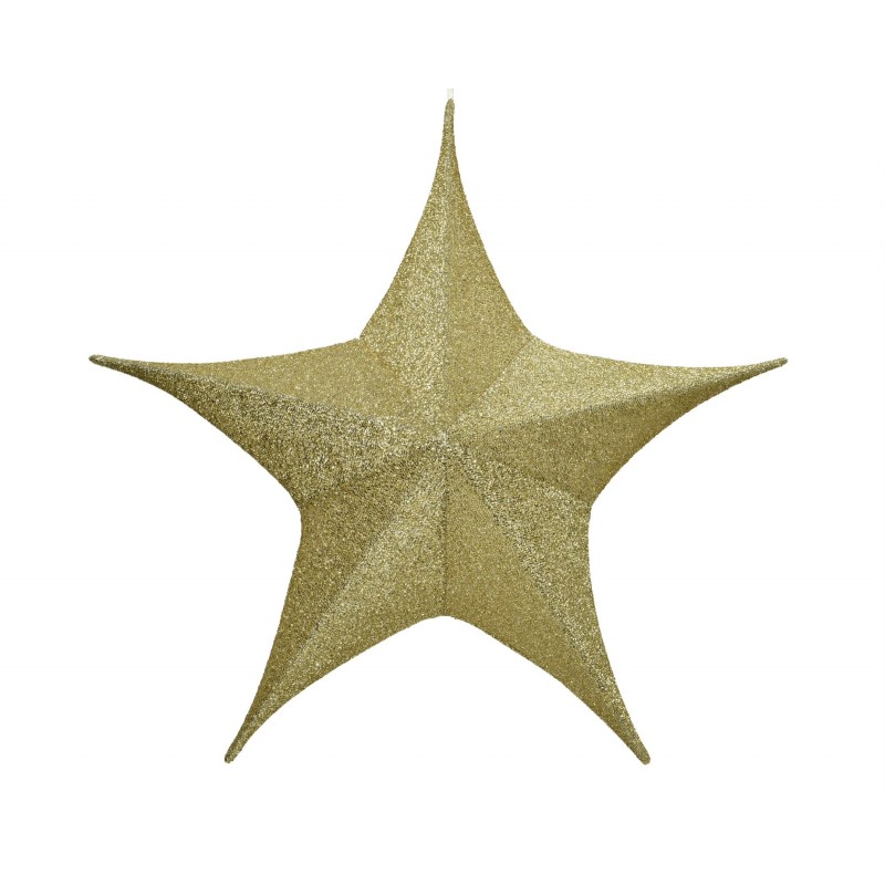 Gwiazda złota z brokatem 135cm - 2