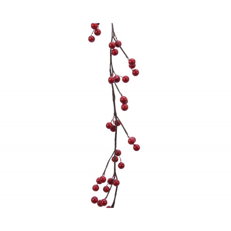 Girlanda naturalna piankowa z jagód świąteczna - 2