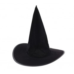 Spiczasty kapelusz wiedźmy czarownicy czarny