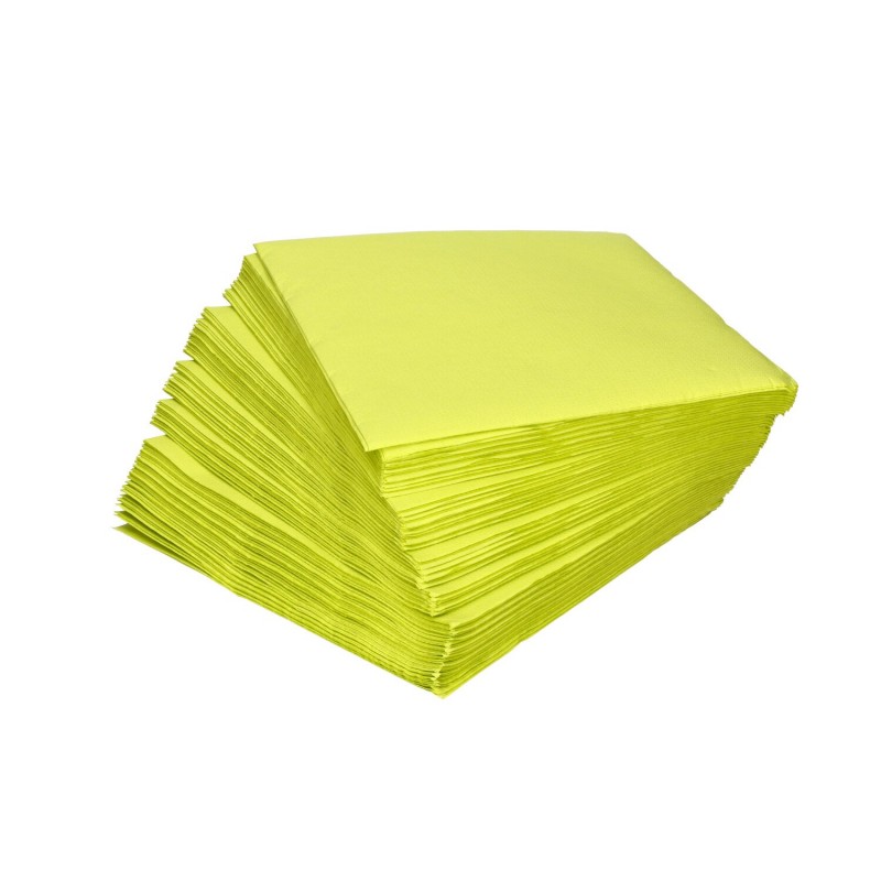 Papierowe serwetki ozdobne limonkowe zielone 50szt