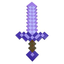 Miecz enchanted purple fioletowy minecraft sword