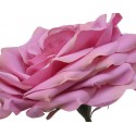 Róża kwiat sztuczna różowa ozdobna dekoracja - 2