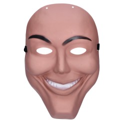 Maska PVC uśmiechnięty złodziej na całą twarz