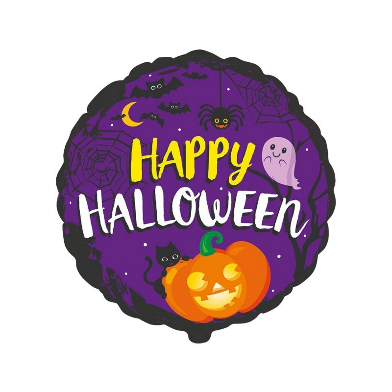 Balon foliowy na Halloween dynia duch halloweenowy - 1