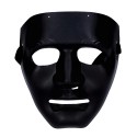 Czarna maska na całą twarz do stroju przebranie