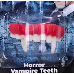 Sztuczne zęby wampira wysuwane Halloween Horror