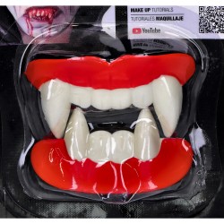Zęby wampira sztuczna szczęka Halloween dracula