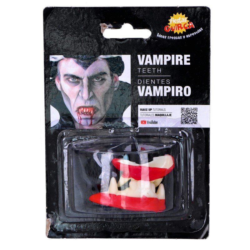 Zęby wampira dodatek do stroju halloweenowego