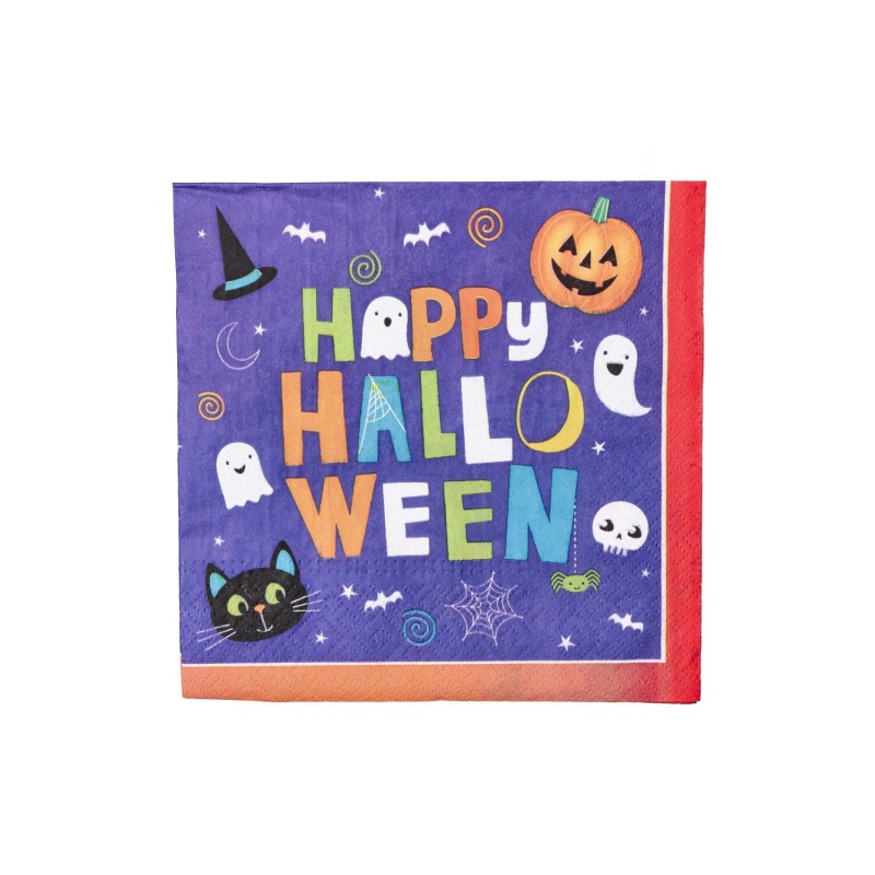 Serwetki jednorazowe Halloween dla dzieci duszki