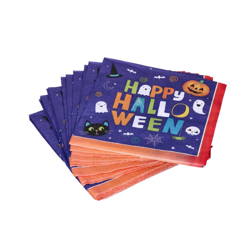 Serwetki jednorazowe Halloween dla dzieci duszki