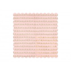 Serwetki papierowe pastelowe różowe złote wzory - 1