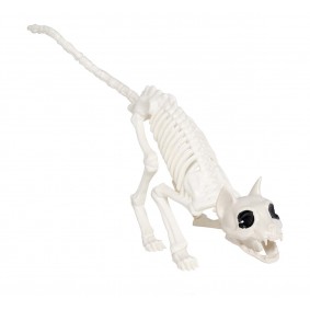 Szkielet kota upiorna dekoracja na halloween - 1