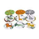 Spirale dekoracyjne papierowe zwierzęta 6szt