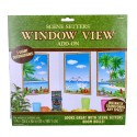 Dekoracja ścienna widok z okna na hawajską plażę