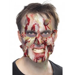 Zombie zestaw lateksowy do twarzy na halloween - 2