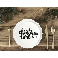 Napis dekoracyjny na święta Christmas Time czarny - 2