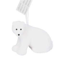 Zawieszka na choinkę Niedźwiedź polarny 11cm