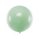 Balon okrągły pastel duży zielony pistacjowy - 1