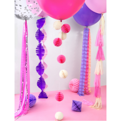 Balon okrągły pastel lawendowy duży urodzinowy - 2