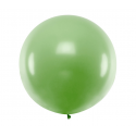Balon okrągły duży pastel zielony urodzinowy - 1
